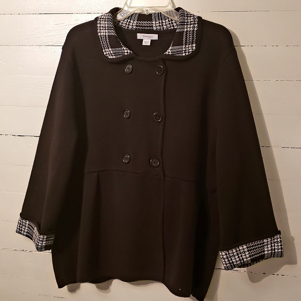 Dressbarn SweaterDouble-Breasted    0011